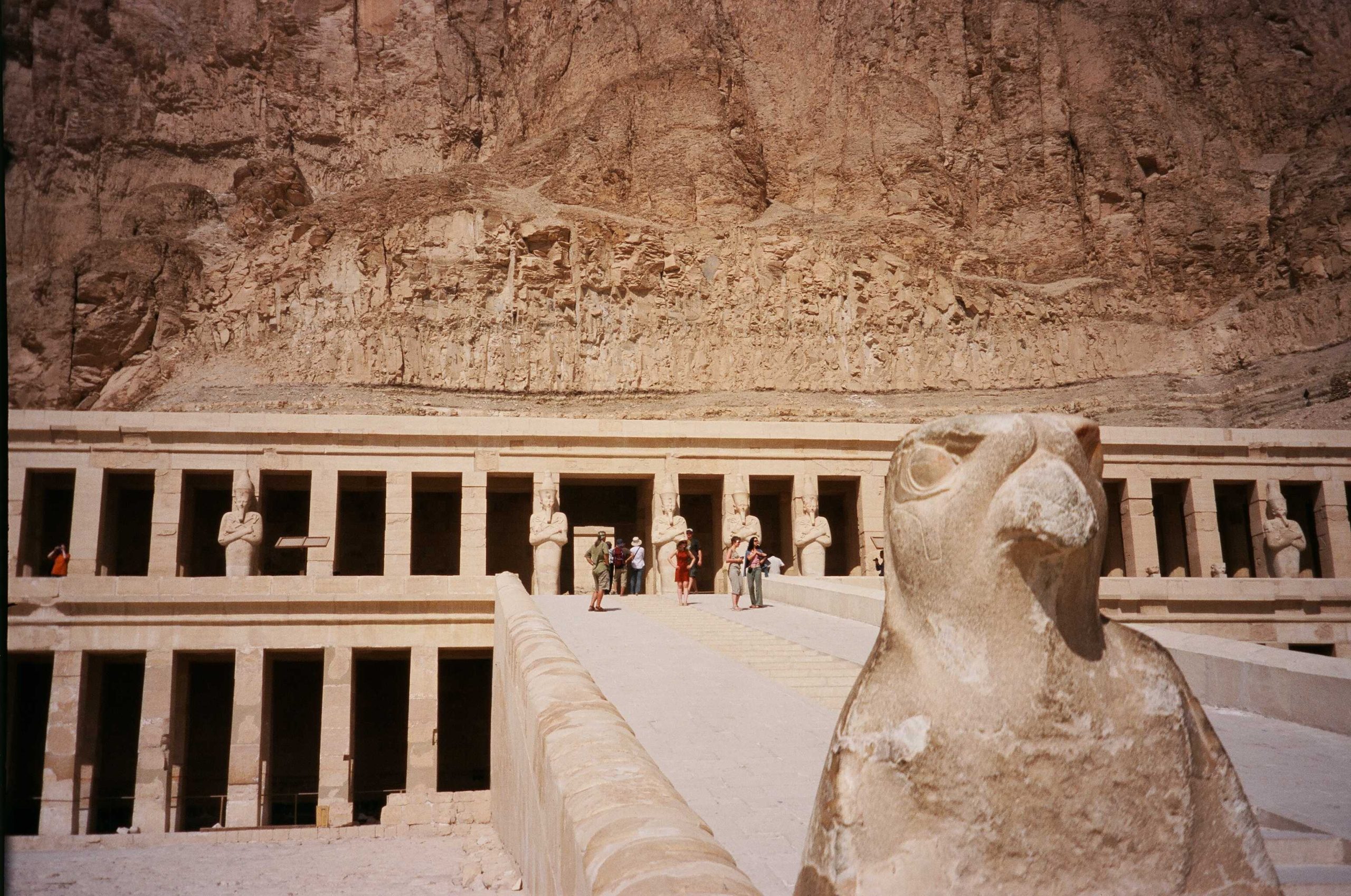 Egipt- Świątynia Hatszepsut.