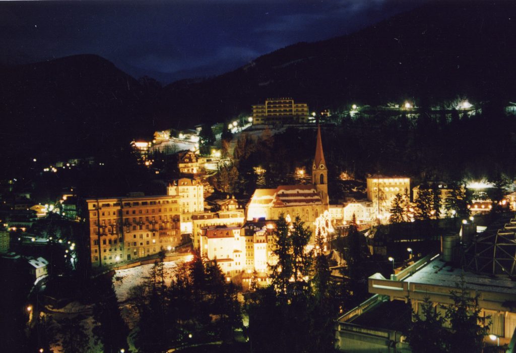 Panorama Badgastein nocą