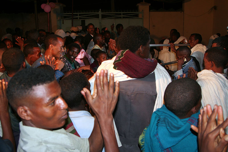 Taniec na etiopskim weselu