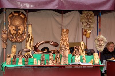 Wilno, stragan z pamiątkami