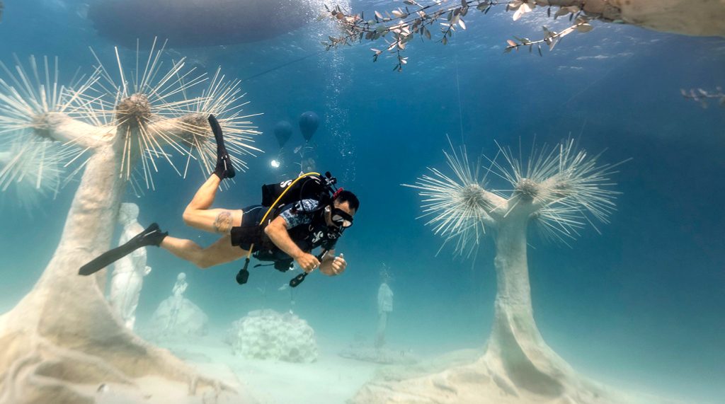 Podwodne nurkowanie na Cyprze na terenie Muzeum NUSAN