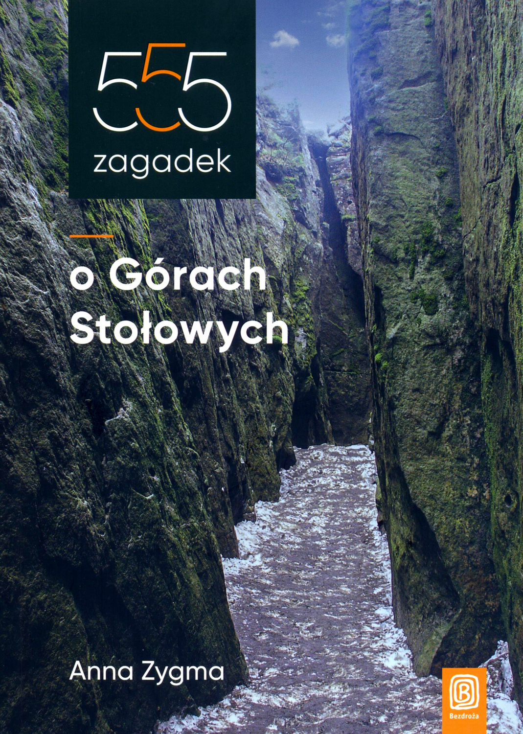 Okładka nowej książki z serii 555 Zagadek - Góry Stołowe
