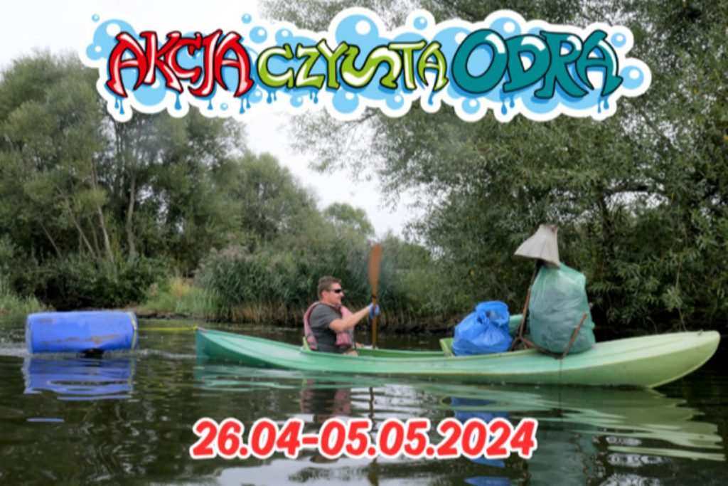 Plakat Akcji Czysta Odra 2024