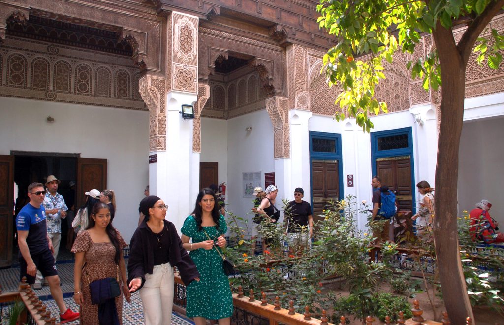 Pałac Al-Bahia Marrakeszu, w Maroku