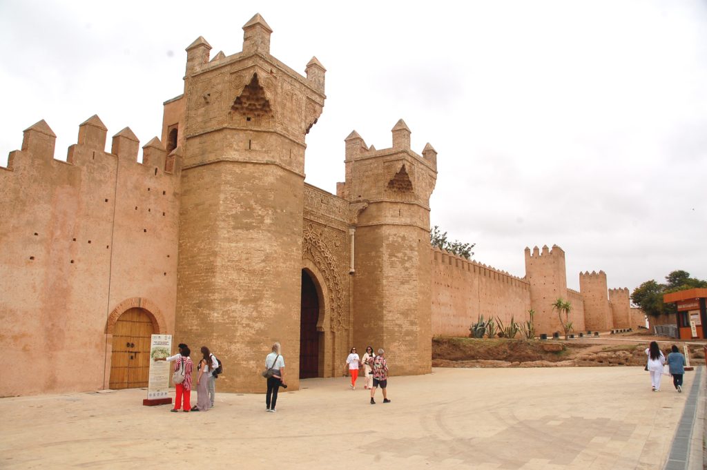 Rabat, stolica Maroka. Mury Szali (Chellah), XIV w.