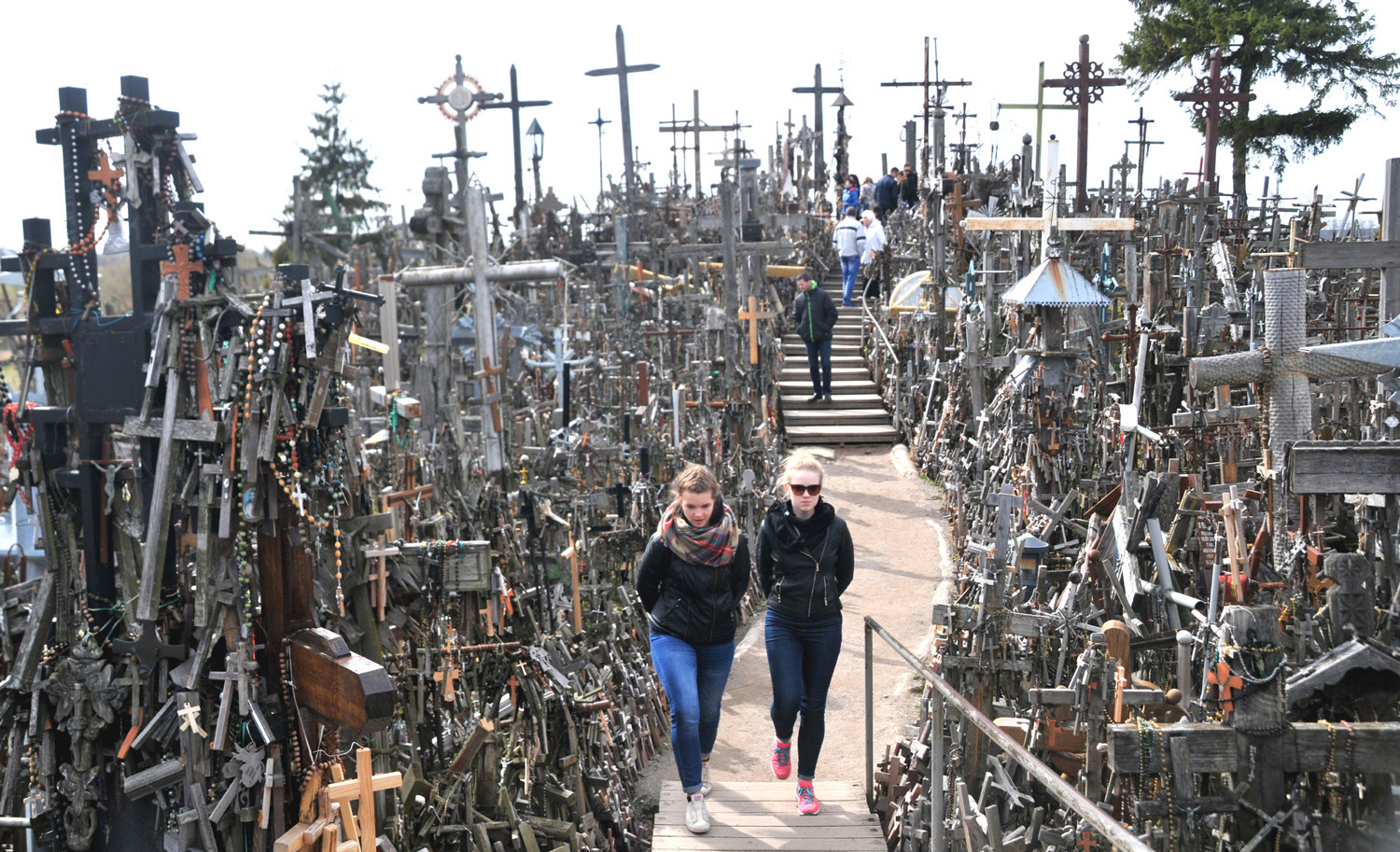 Góra Krzyży koło Szawli na Litwie, fragment. Fot. Cezary Rudziński