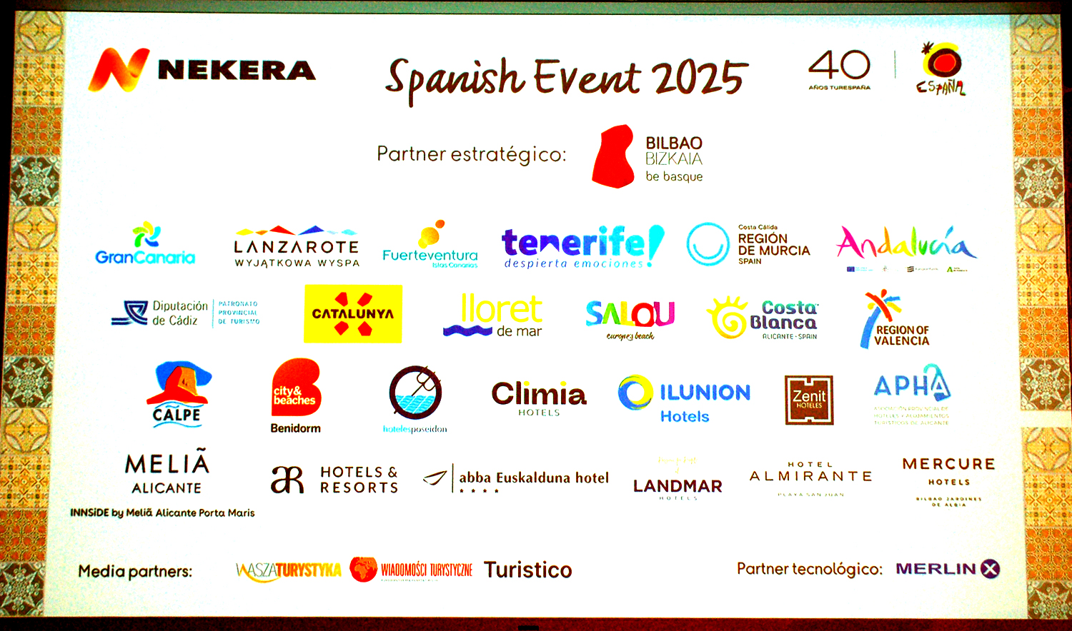Spanish Event 2025. Główni partnerzy.