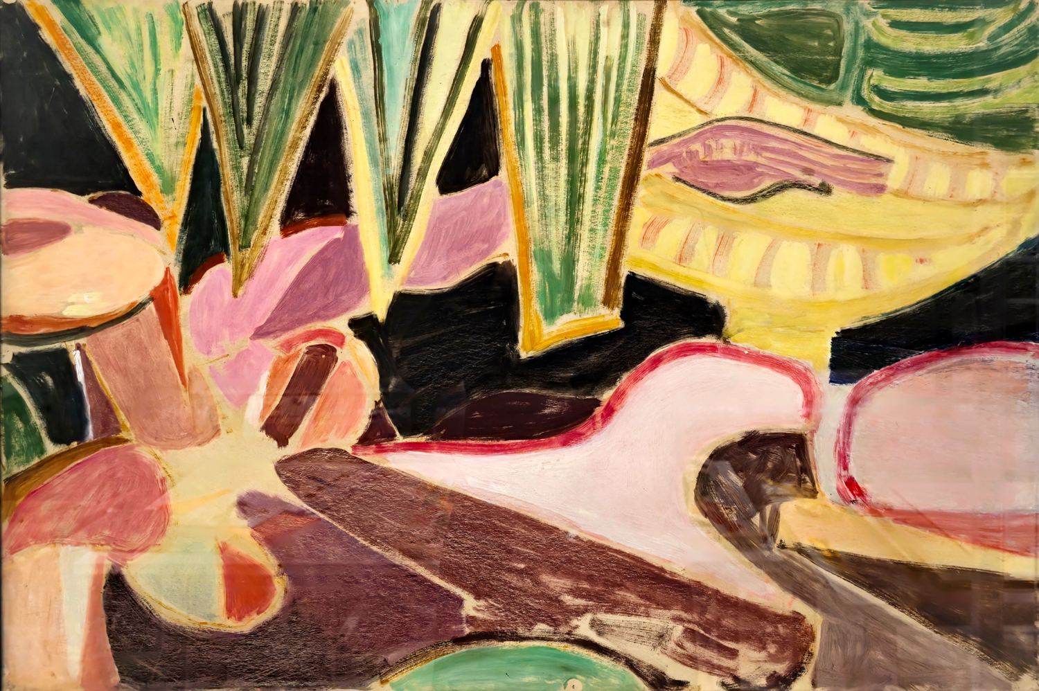 Maria Jarema, 1946, Akt, Col Aleksandra Filipowicza. MSN Warszawa