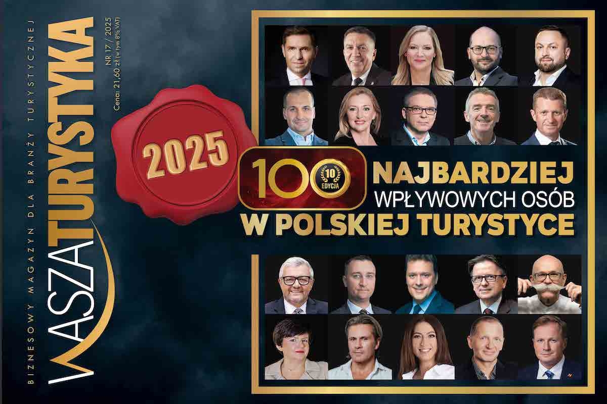 Pierwszych 20 osób na Liście 100 Najbardziej wpływowych osób w polskiej turystyce w 2025 roku