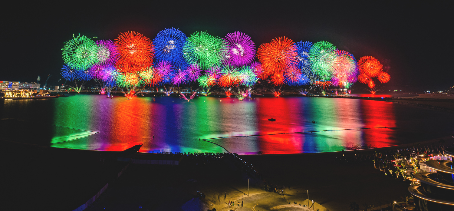 Ras Al Chaima - Noworoczny pokaz powitania 2026 roku