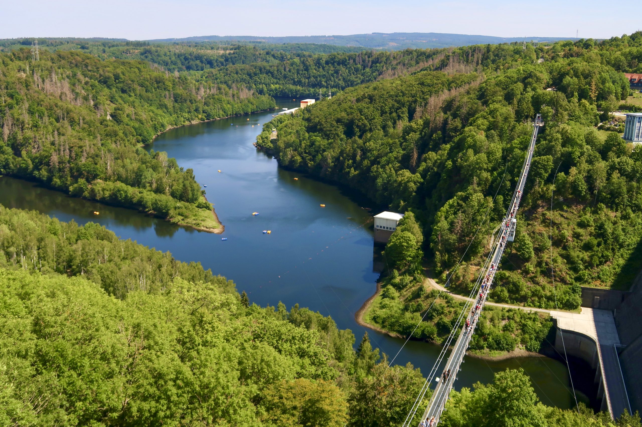 Na zdjęciu jeden z mostów w Niemczech: Titan RT na tamie Rappbode w Elbingerode/Saksonia-Anhalt. Fot. Jan Overgaard