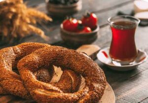 Simit i herbata po turecku